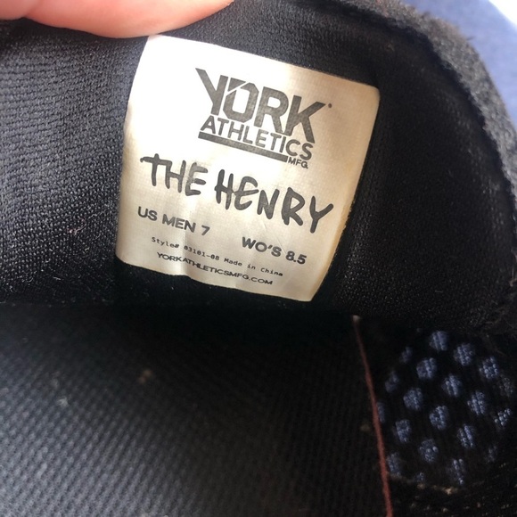 YORK ATHLETICS MFG. The Henry Low in Black & White size 8.5 Women’s / 7 Men’s - Picture 10 of 10